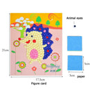 DIY Handmade Paper Rubbing Painting Animals Paper Stickers Children Toys