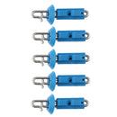 5 pieces Splash Down Fishing Bait Clip Lure Hook Extractor Release Clip Blue