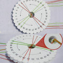 2pcs DIY  Round Kumihimo Beading Cord Disc Disk Braiding Plate Braided 10cm