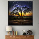 5D DIY Full Drill Diamond Painting Moon Tree Cross Stitch Embroidery Kit