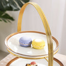 2 Tiers Easy Install Living Room Bowl Home Hotel Fruit Tray Storage Holder