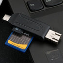 Mini 5-in-1 Card Reader Multifunctional Type-C USB C/USB A/Micro-USB TF/OTG