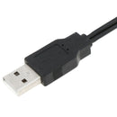 Dual RCA Male to USB Male A Composite Adapter Audio Video Data Extension CabME