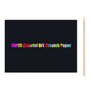 DIY Colorful Scratch Art Doodle Scraping Painting Educational Drawing Toys