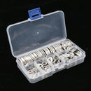 270 PCS ASSORTED FLAT WASHERS STAINLESS STEELSPACERS M5/4/M6/M8/M10/M12