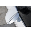 1 Pair Aluminum Alloy Car Rearview Side Mirror Rain Shade Sun Visor Eyebrow