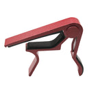Quick Change Clamp Metal Classic Tone Adjusting Capo Guitar Parts (Red) A