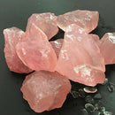 Natural Rose Pink Quartz Crystal Stone Rock Mineral Specimen Healing Collectible