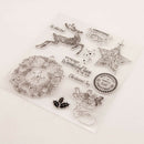 Silicone Clear Stamp Transparent Rubber Stamps DIY Scrapbook Christmas deer ME