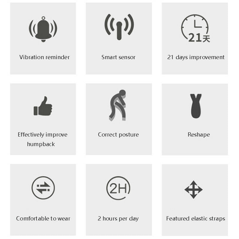 Multifunctional Intelligent Correction Belt Back Humpback Posture Corrector