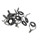 70pcs 7 Mixed Sizes Ceramic Eye Fishing Rods Pole Guides Tip Ring Repair Set