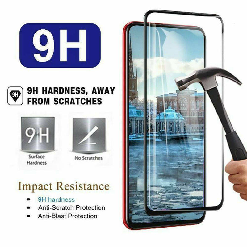 For Huawei Nova 5T - Full Cover Tempered Glass Screen Protector + Lens Film Set