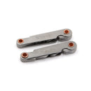 2 Pcs Stainless Steel Metric Screw Pitch 60+55 Degree Thread Measuring Gauge  ME