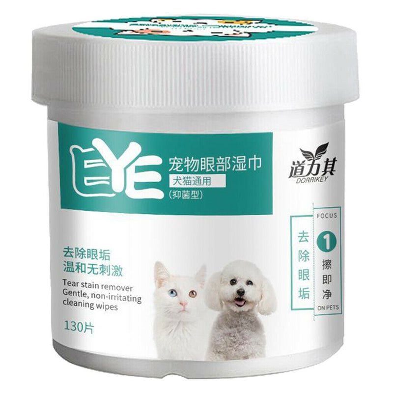 4 Boxes Pet Eye Wipes Dogs Cats Tear Wiping Pads Eye Crust Treatment Cleaner