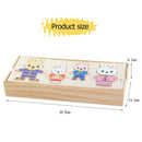 Baby Wooden Jigsaw Puzzle Dressing Game Rabbit Change Clothes Children Toys