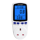 Backlight Plug in Power Meter Electricity Analyzer Socket Wattmeter (UK)