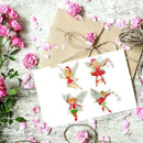 Children DIY Diamond Painting Special Shape Drill Fairy Stickers Xmas Decor
