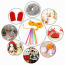 Multicolor Plastic Knitting Needles Crochet Hooks Knit Needle Diy Weave Too O5B8