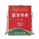 Women Shoulder Crossbody Handbag Creative Dictionary Lady Travel Shopping Purse