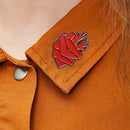 Creative Heart Shaped Badges Brooch Halloween Backpack Pins Jewelry Gift A