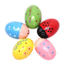 Kids Wooden Baby Music Toys Children Random Colors Wooden Sand Eggs Instruments&