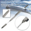 2 In 1 Wiper Nozzle Adjustment Tool Body Windscreen Washer Cleaning Home Trim