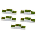 10 lot Plastic N Gauge 1/150 Flower Beds for Sandtable Parking Diorama