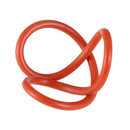 70 mm Outside Dia 3 mm thick Flexible Silicone O Ring Seal Brick Red J3P8