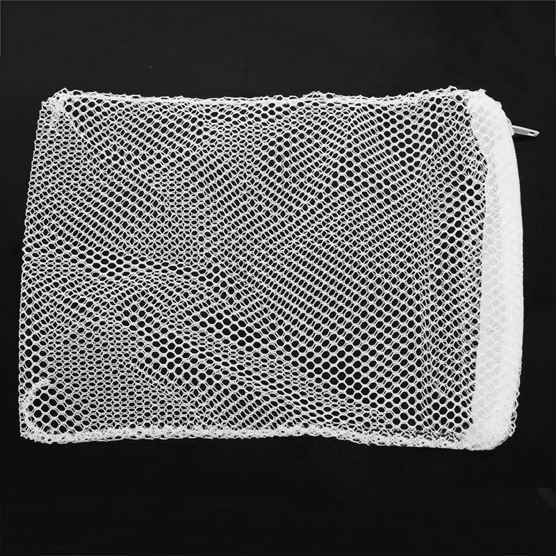 Aquarium Filter Media Fish Isolation Net Bag Pouch 21x15cm 6pcs X8Q4