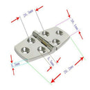 Marine Boat 316 Stainless Steel Strap Hinge 76x38mm Boat Strap Hinge