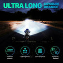 Cycling Bike Front Light LED Headlight USB Rechargeable 5 Modes Torch Tail Light