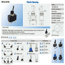AC 125V/6A ON/OFF/ON 3 Position SPDT 3-way Toggle Switch For Turn Signals