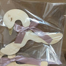 Wooden Swan Clothes Hanger Bow for Baby Kids Room Nursery Wooden Coat Clothes