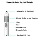 Dog Nail Grinder Professional 2-Speed Electric Rechargeable Pet Nail Trimme