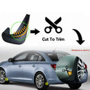 4x Car Universal Front Rear Mud Flap Flaps Splash Guard Mudguards fixings & D4S4