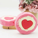 Heart-Shaped Bathing Bombs Dry Flower Bubble Salt Bath Ball Home Spa With G E3Z1