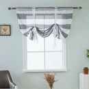 Lovely Roman Curtain Shade Sheer Tie Up Small Window Voile Drape Sheer 02