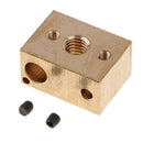 Brass Heater Block Copper Hotend High Temperature V6 Nozzles Extruder[1PACK]