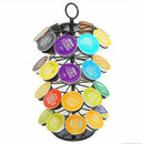 Coffee Pod Holder Rotating Dispenser Coffee Capsules Tower Stand For 36Pcs