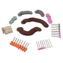 134Pcs/Set Abrasive Stone Metal Electric Grinder Accessories Polishing Grin