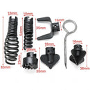 7Pcs 16Mm Steel Drain Cleaner Machine Combination Cutter Head Set