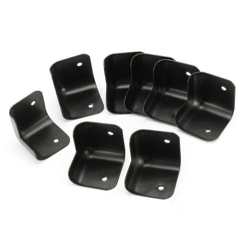 8pcs Black iron Amp Amplifier Speaker Cabinet Corners Protector
