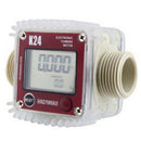 Digital Lcd K24 Flow Meter Turbine Fuel Flow Tester For Chemicals Water Sea