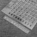 Letters Scrapbook Diy Photo Albums Cards Transparent Chapter Stamp Seal Sil T4P2
