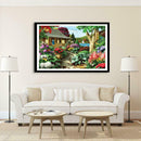 5D DIY Full Drill Diamond Painting Garden Cross Stitch Embroidery Mosaic