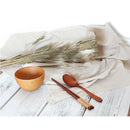 2xWooden Bowl for Cereal Rice Soup Home Outdoor Camping Dinner Lunch Kitchenware