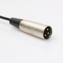 3P XLR Female Jack to Dual 2 Male Plug Y Splitter Adapter Cord Cable 1Ft