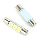 4x HID 3-SMD 31mm 6641 White Fuse LED Bulbs Vanity Mirror Light Sun Visor Lamp