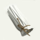 Origami Plastic Vase White Imitation Ceramic Flowerpot Flower Basket