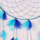 29'' Blue Dream Catcher Handmade Dream Catcher with Feathers